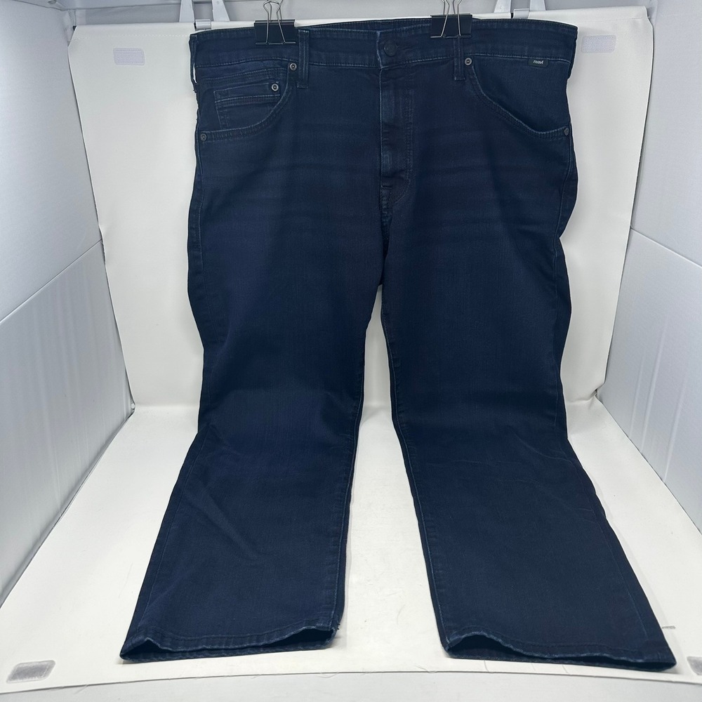Mavi Jeans Men 38 Blue Zach Straight Leg Deep Indigo Stretch Denim Pants